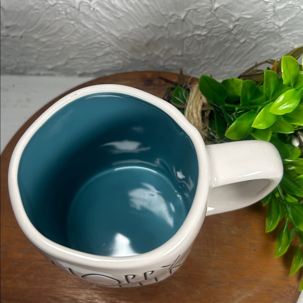 Rae Dunn Hoppy Easter Mug with Bunny White Blue 18 Oz Easter Drink Large Mug - Picture 12 of 12